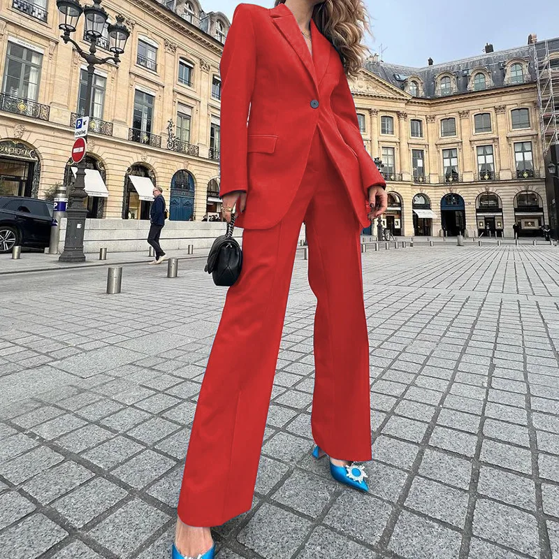 BAMBOOBOY Fall Fashion Long Sleeve Coat with Long Pant Sets Women 2024 Casual 2 Piece Outfit Set Spring Autumn Suits Outwear