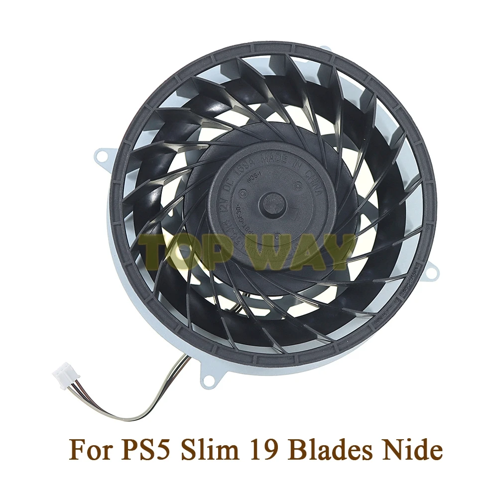 

1PC For PS5 Slim Console For Nidec 19 Blades Inner Cooler Fan Replacement Internal Cooling Fan For PS5 Slim Host