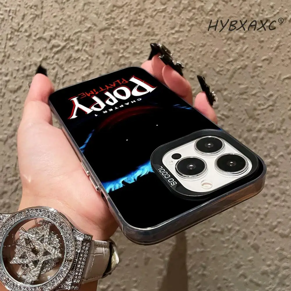 Immagine 7: Cover IMD Horror Huggy W-Wuggy Playtime per iPhone 17 16 15 Pro MAX 14 13 12 16e 15Pro Plus 17Air Silver Shell