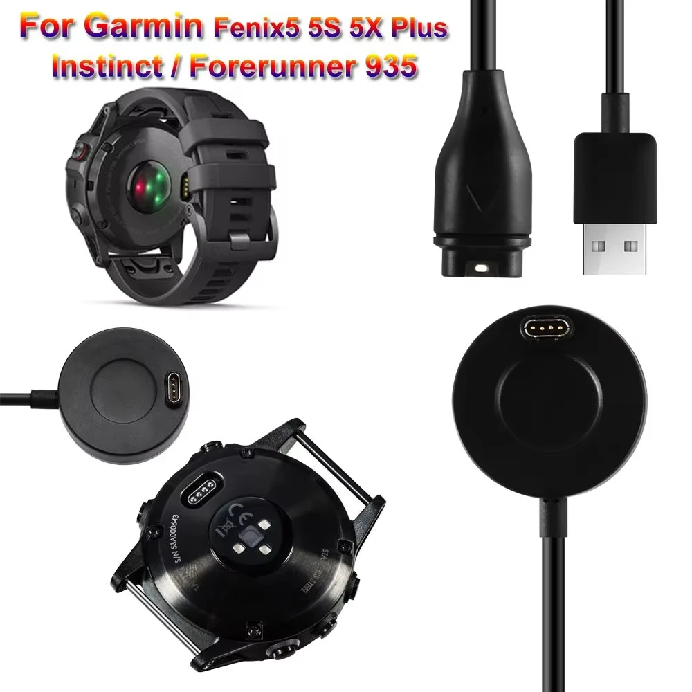 

Dock Charger USB Charging Cable Cord For Garmin Vivoactive 3 Forerunner 935 945 Fenix 5S 5X Plus 6 6S 6X Pro 7 7S 7X Plug Cover