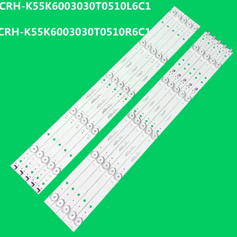 New 5kit LED Strip 5Lamp CRH-K55K6003030T0510L6C1-Rev1.3 For 55CE1810D2 55S3700 55UG2500 CNC J55U916 RTU5540 A1701 RTU5540 A1702