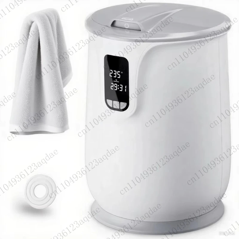 

Smart Electric Towel Warmer Features rapid preheating design with flip-top lid, ideal for hotel spas