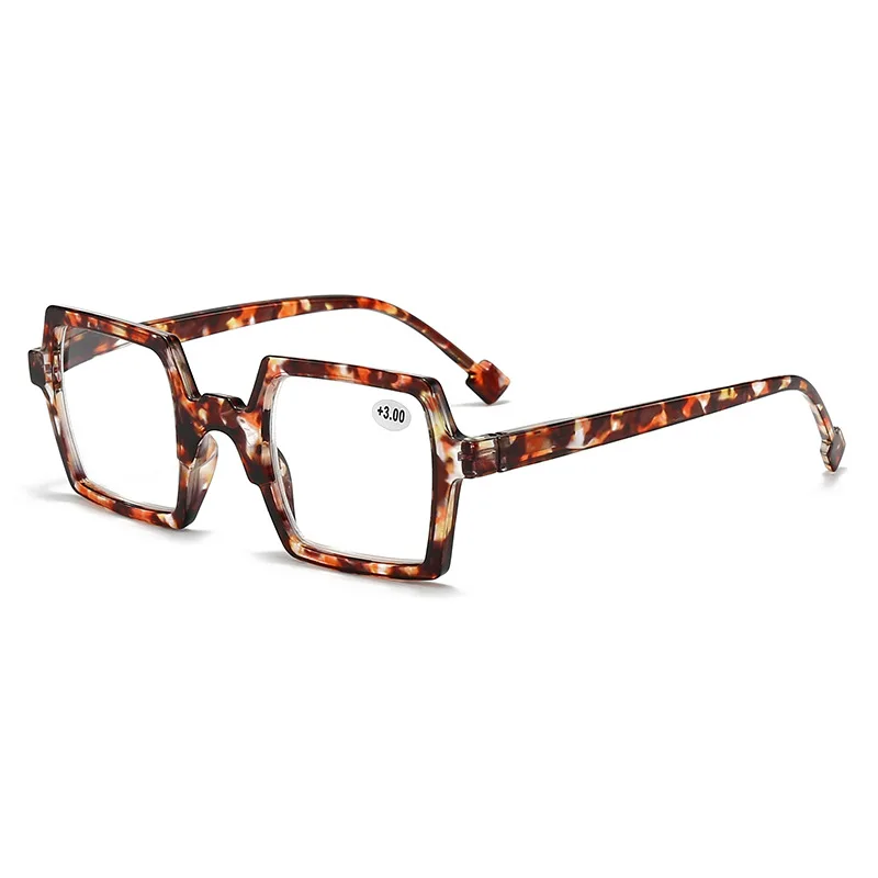 2024 New Sqaure Reading Glasses Frame Europe&America Women&Men Computer Eyeglasses Presbyopia Eyewear Unisex 0+1.0+1.5 ...+4.0