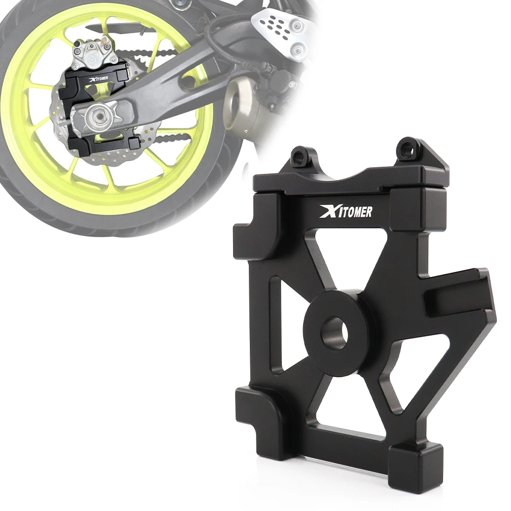 

Extra Caliper Bracket Stunt Left Support Motorcycle Rear Calipers Bracket FZ-07 MT-07 Tracer MT-09 R7 XSR700 XSR900 For Yamaha