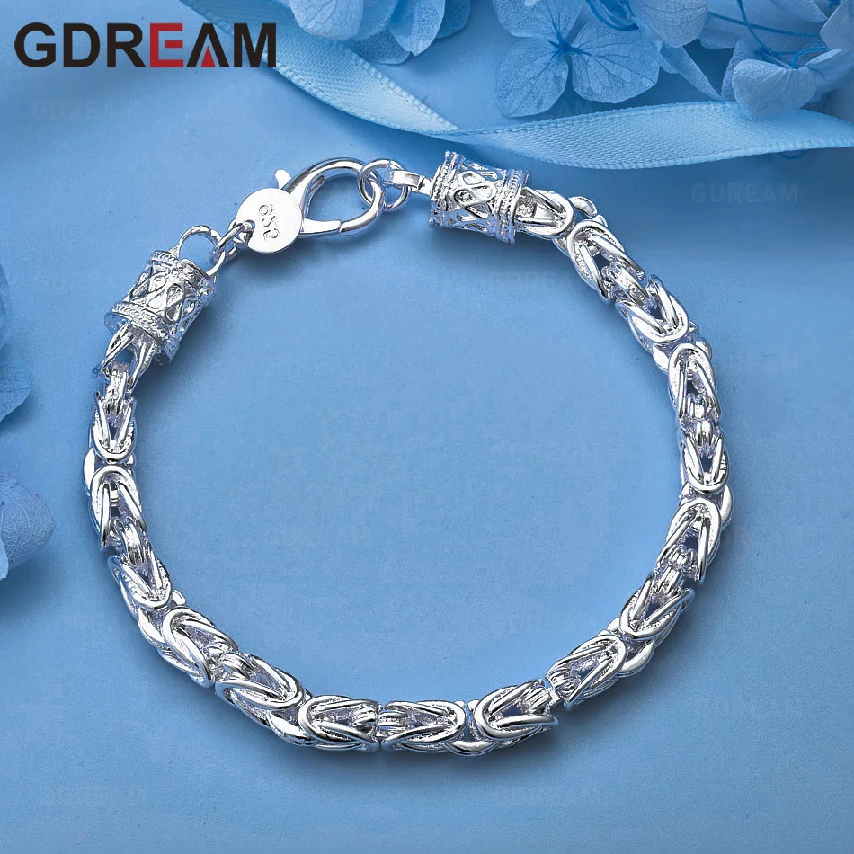 

GDREAM 925 Sterling Silver Dragon Head Braided Bracelet Niche Design High-End Women'S Holiday Gift Jewelry