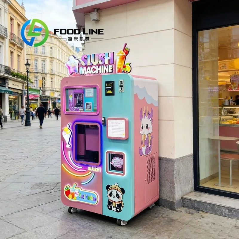 Fast Defrost Slushie Vending Machine Manual Quick Thaw Function Clear Frozen Residue Inside Tank After Long Time Idle
