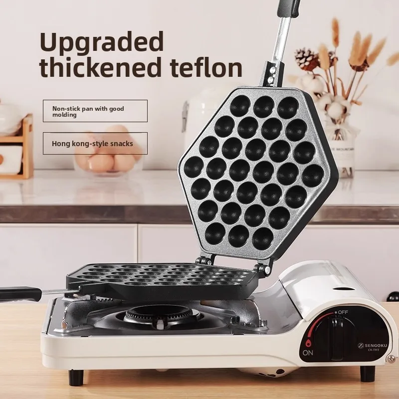 家庭用エッグワッフルマシン型 商業用ベーキングトレイマシン 商業用ガス・電気エッグワッフルケーキマシン