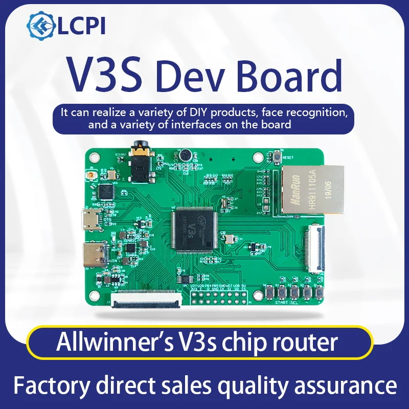 LCPI V3S LINUX+QT ARM AI Open Source Maker Development Board PK Raspberry Pi