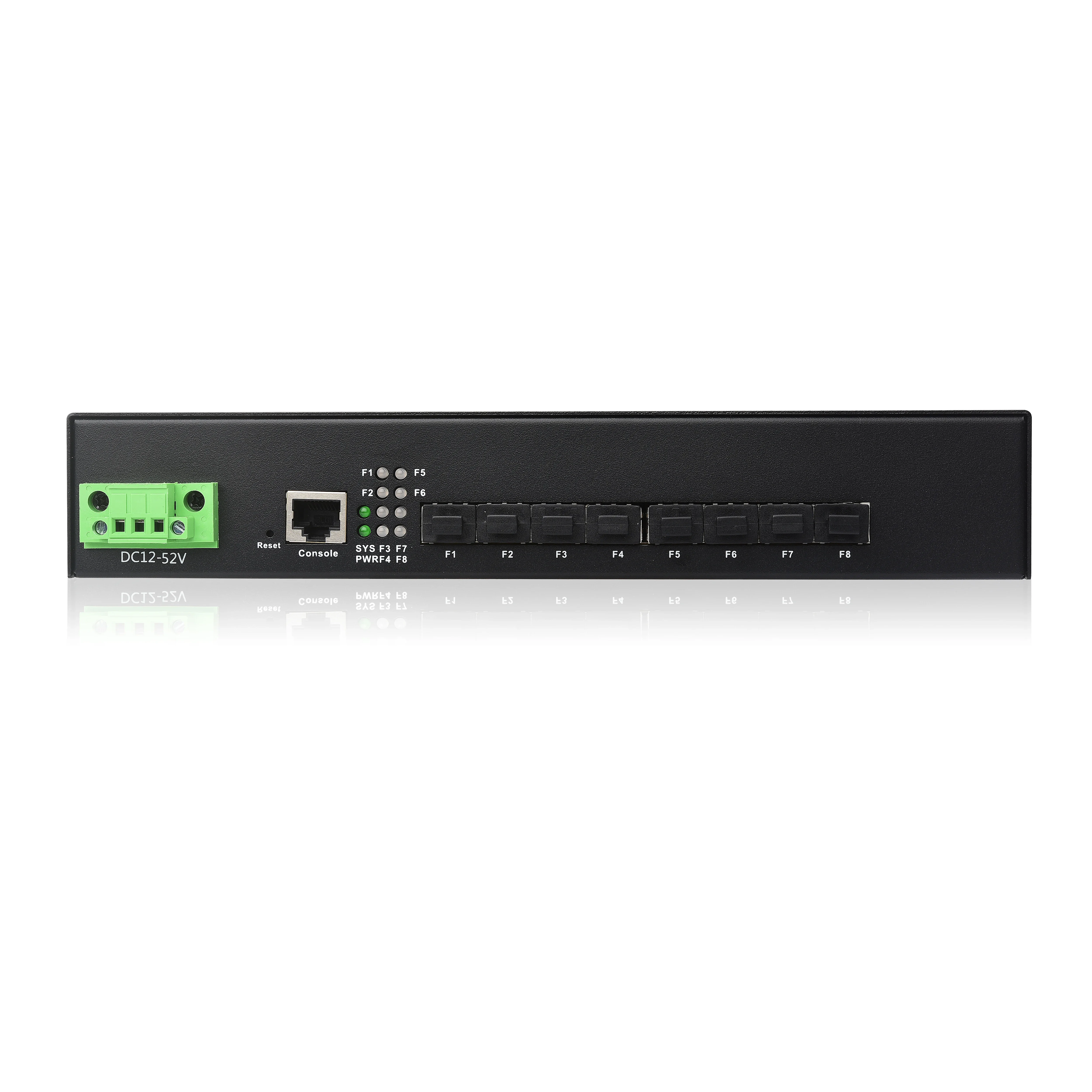 FOWAY7508 high performance with eight 1G/10G SFP+ ports L2 managed 1G/10G Ethernet Fiber switch supports STP/RSTP/MSTP