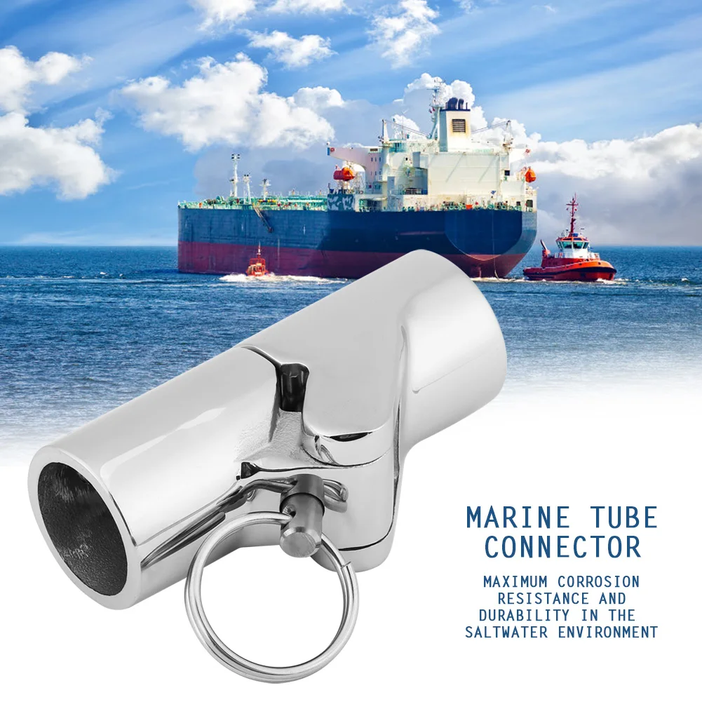 

Marine Stainless Steel Folding Swivel Coupling Tube Pipe Connector Boat Hardware Fitting Boat Pipe Connector