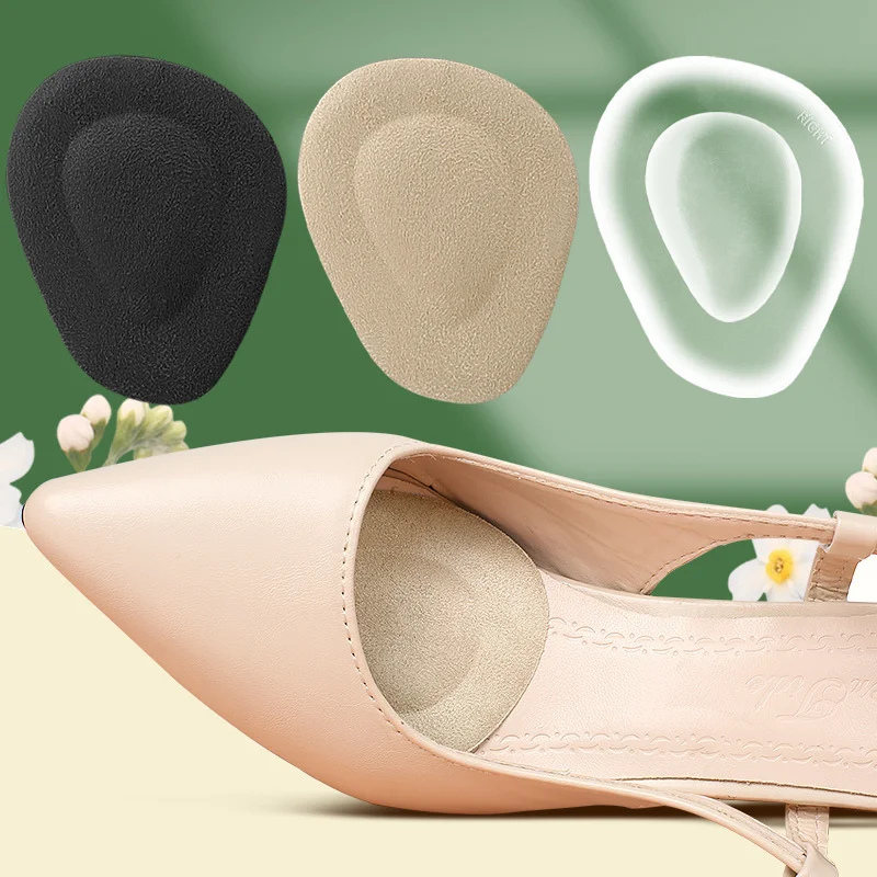 6 Pairs Metatarsal Pads Ball of Foot Cushions Preventing Rubbing Soft Gel Forefoot Pads for Foot Pain Relief Bunion