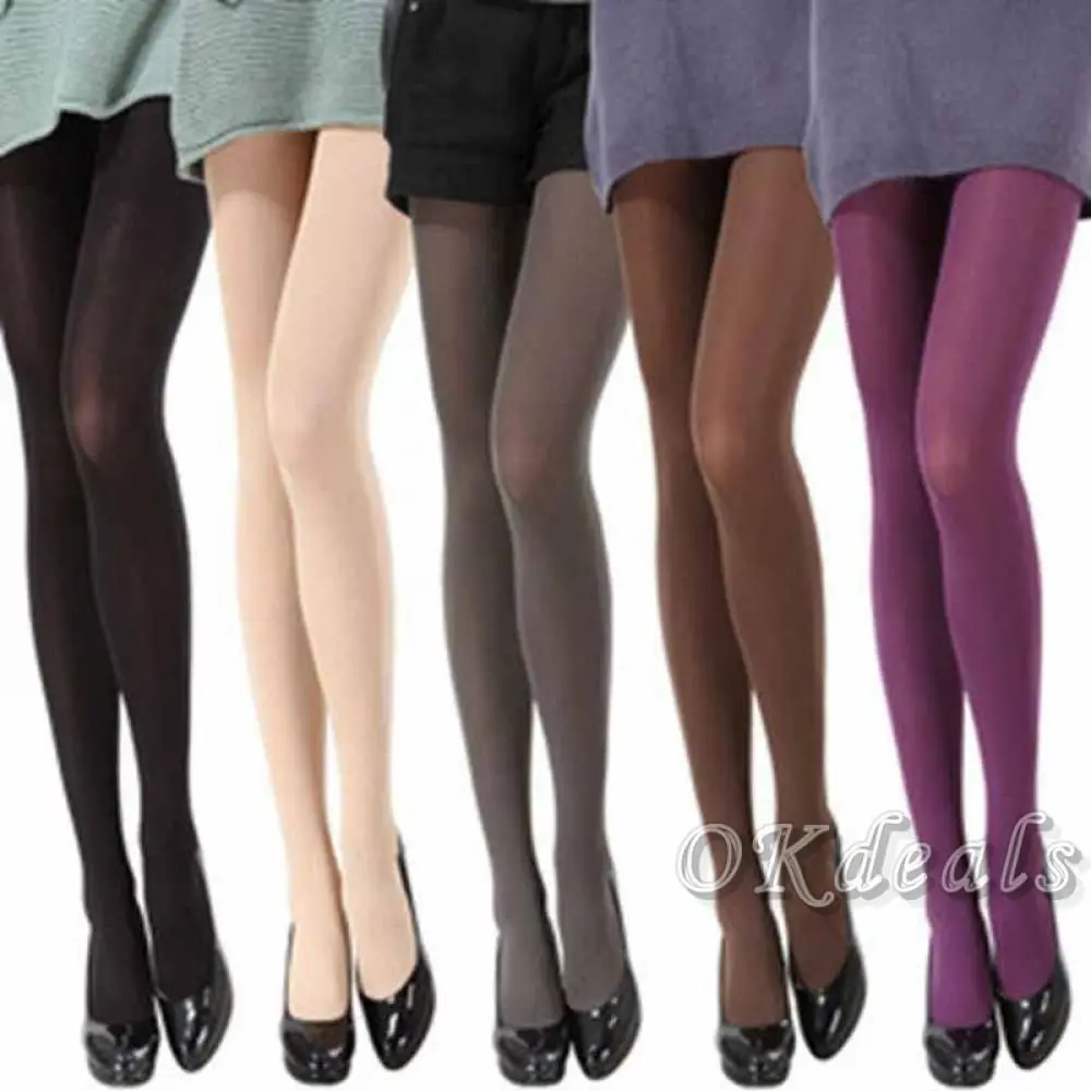 8 Colors Thick Sexy Women Tights Footed Socks Stockings Pantyhose Opaque