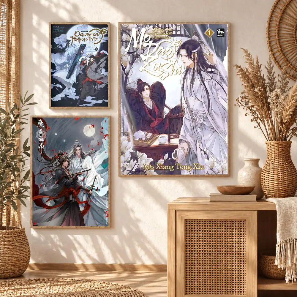 Chinese Fantasy Anime Mo Dao Zu Shi Poster Premium Modern Waterproof Wall Art Pictures for Bedroom Living Room Bar Decor