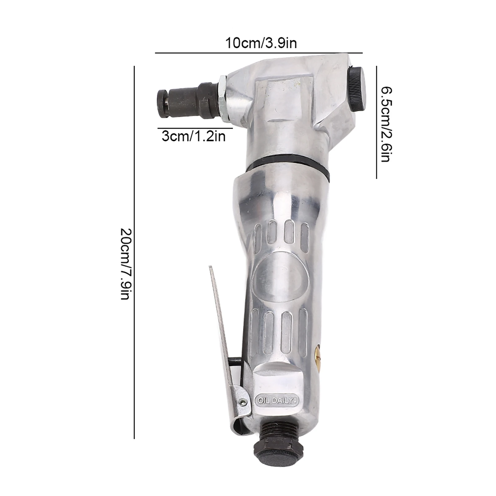 Handheld High Hardness Blade Air Scissors Pneumatic Cutting Tool 2800rpm for Cutting Steel, Aluminium, Plastic