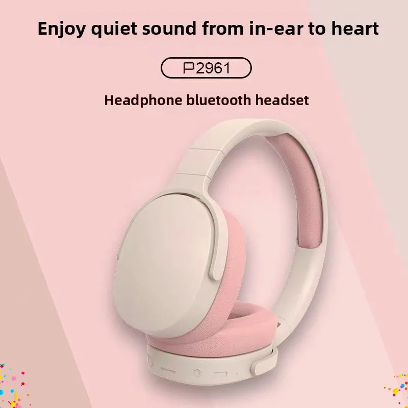 

P2961, популярные беспроводные Bluetooth-наушники, игровые наушники, беспроводные 3D-наушники с хлопковым чехлом