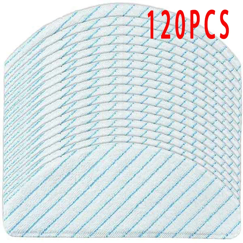 

120Pcs Microfiber Mopping Pad for Ecovacs Deebot Ozmo T8 T8+/ T8 AIVI T9 AIVI / N8 Pro/ N8 Pro+ Robot Vacuum Cleaner Accessories