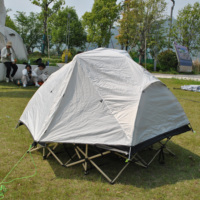 Trinity Ultralight 2 Person Backpacking Tent Easy Setup Waterproof Off Ground Tent for Hiking Camping Cot Tent Not Included Bed