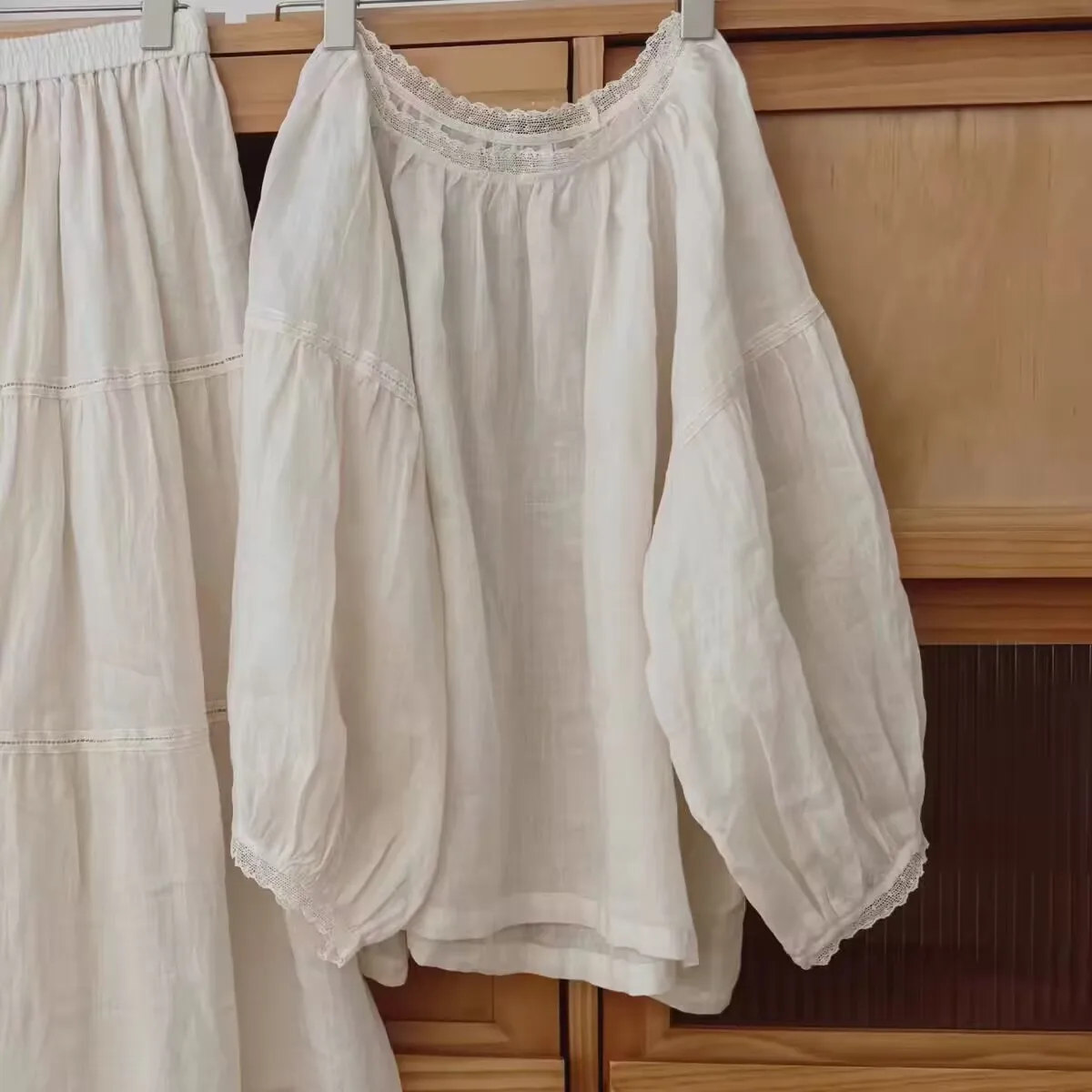 

Lazy Relaxed Linen round Ne Seven Quarter Sve Doll irt Женский летний дизайн Sense Fat Mm Защита от солнца Coverupp Cott...