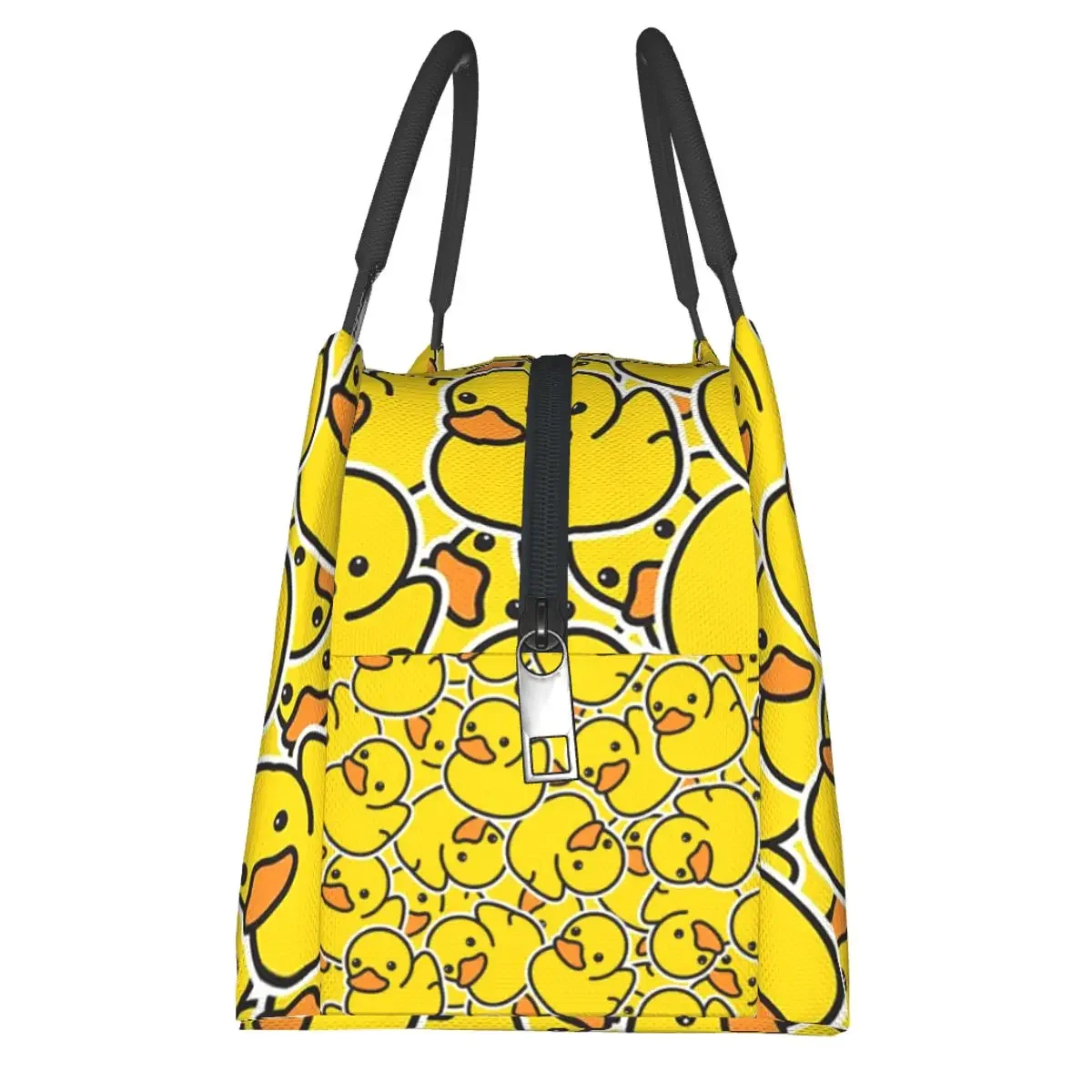 الأصفر الكلاسيكية المطاط بطة أكياس الغداء صندوق معزول قابلة لإعادة الاستخدام حقيبة الغداء نزهة أكياس برودة حقيبة حرارية للمرأة طالب السفر