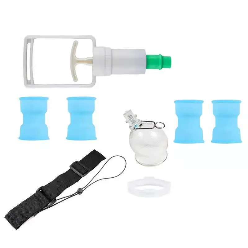 Men Accessories Combo Set - جهاز تكبير القضيب مع حزام وكأس