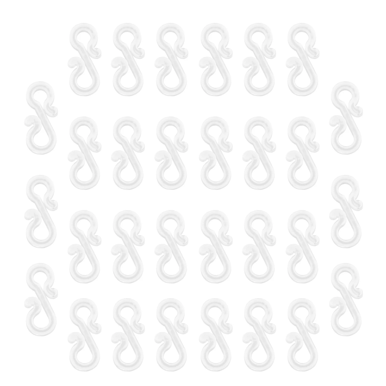 48 قطعة S خطاف مشبك مزراب السنانير لعيد الميلاد أضواء الزخرفية سهلة التركيب الموسمية في الهواء الطلق سلسلة أضواء الجنية ضوء هوك #3