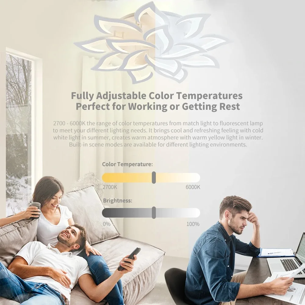 LED Chandelier Decoration home Ceiling Light For Living Study Room Bedroom Ceiling Lamps Indoor Lighting Luminaire Deco Fixtures