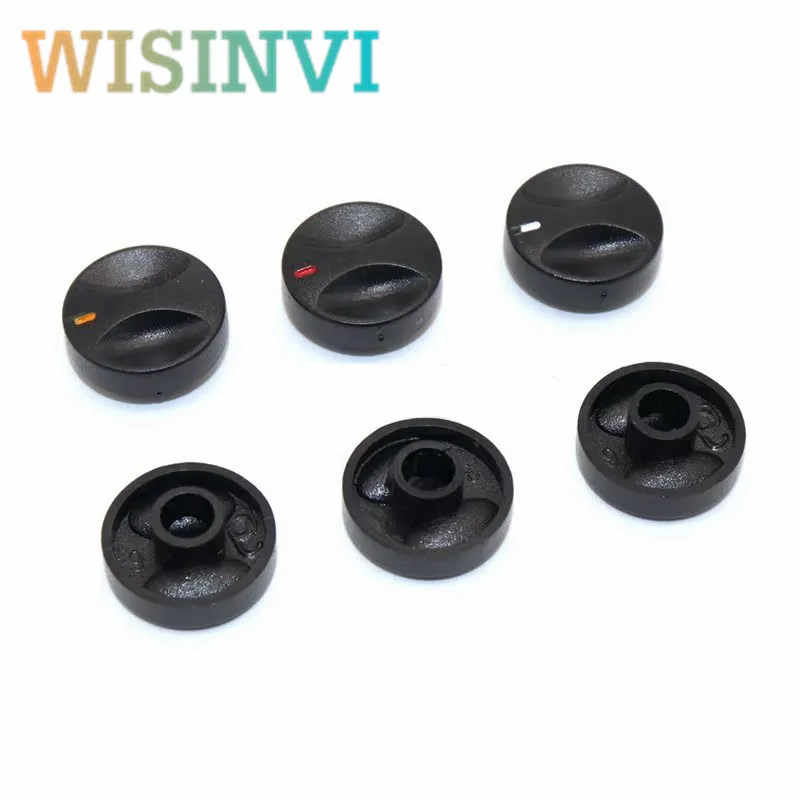 10pcs 19.3*8.5MM thin plastic knob Potentiometer knob Butterfly knob cap aperture 6MM plum handle