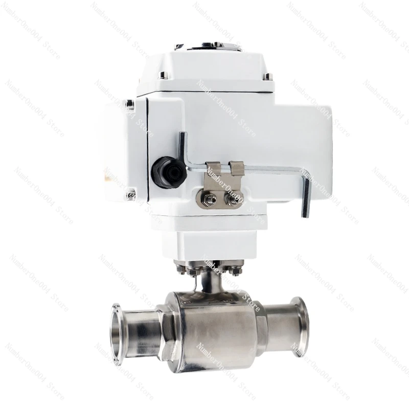 Electric Three-way Ball Valve Sanitary Grade Q984F Pharmaceutical Beverage Food Chuck Conversion Clamp Reversing Fast Ball Valve