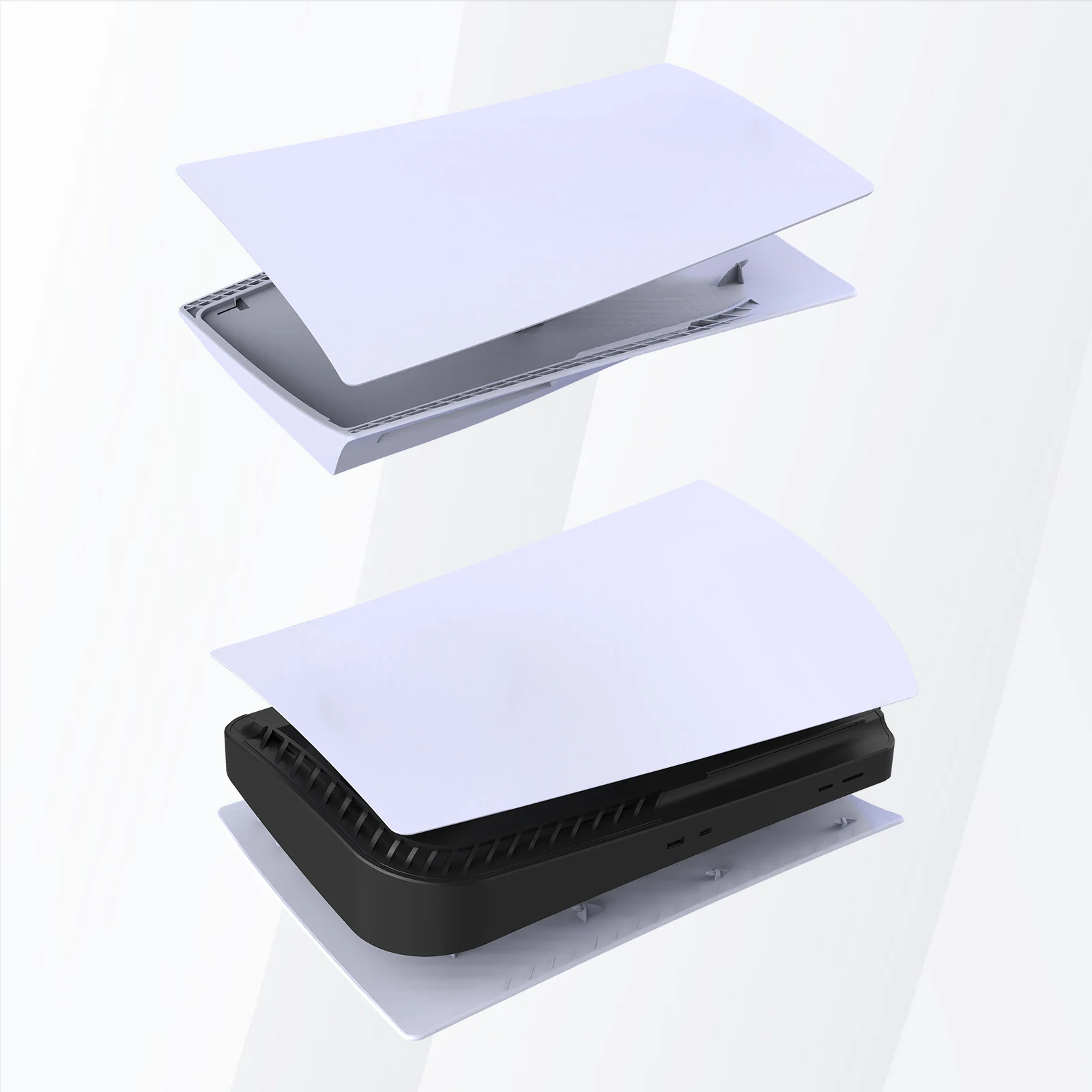 デジタル版ps5コンソール用フェイスプレートカバーシェルパネル、プレイステーション5アクセサリー保護交換用フェイスプレート