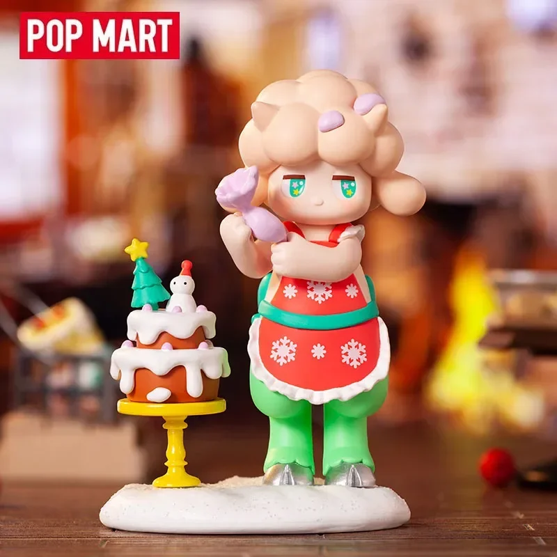 

Popmart Satyr Rory, уютная зимняя серия, слепая коробка, сумка для догадок, загадочная коробка, игрушки, кукла, милая аниме-фигурка, коллекция настольных украшений