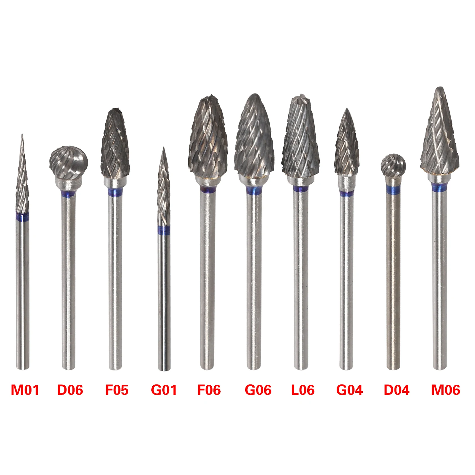 Dental HP Tungsten Carbide Burs 10pcs/Box Carbide Drills Cutter Kit Steel Set 2.35mm Dentist Tools Dentistry Instruments Lab