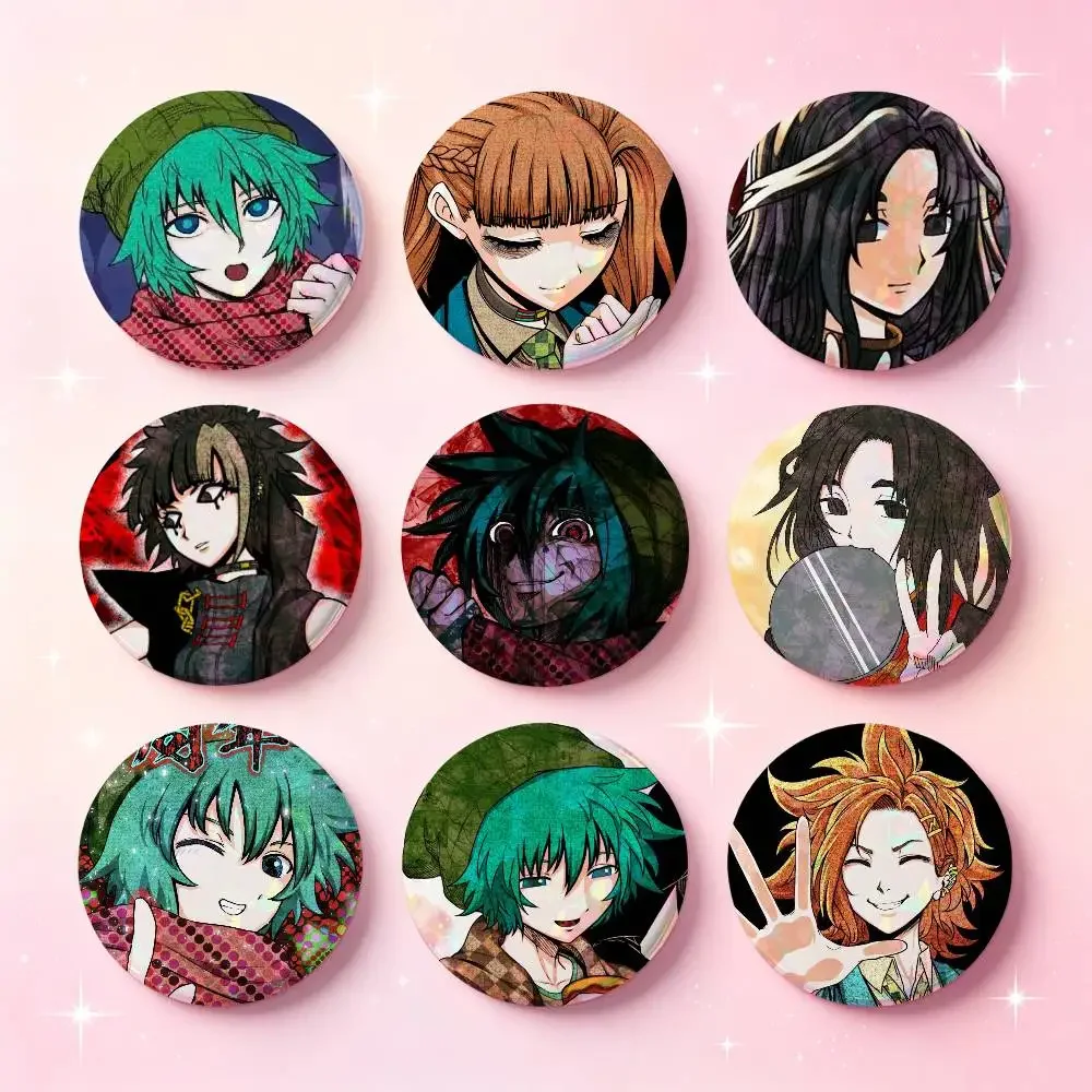 Game Your T-Turn To Die YTTD Hiyori Badges Button Round Creative Pin Brooch Badge Bag Decor Accessories Fans Friends Gifts
