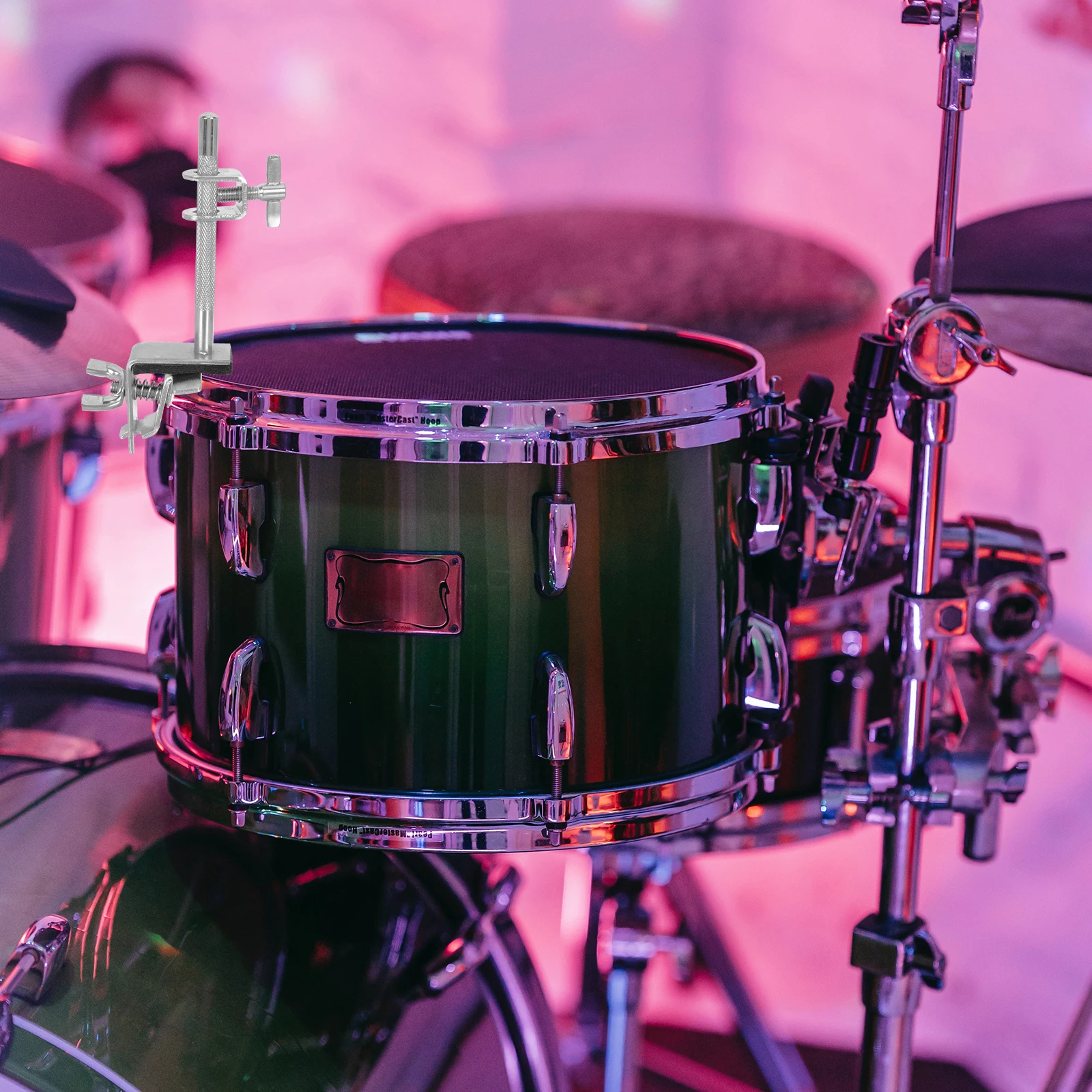 

Cowbell Clamp Bracket Durable Galvanized Steel Drum Set Bass Holder Clip Attachment Hardware Accessories Cowbell Drum Kit