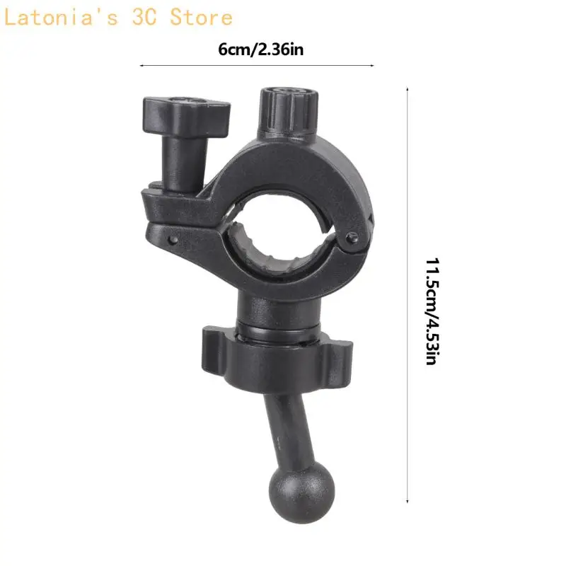 Einstellbare 17mm Kugelkopf Adapter für Telefon Kamera Halterung auf Fahrrad Lenker Stative X3UB – Detail 6