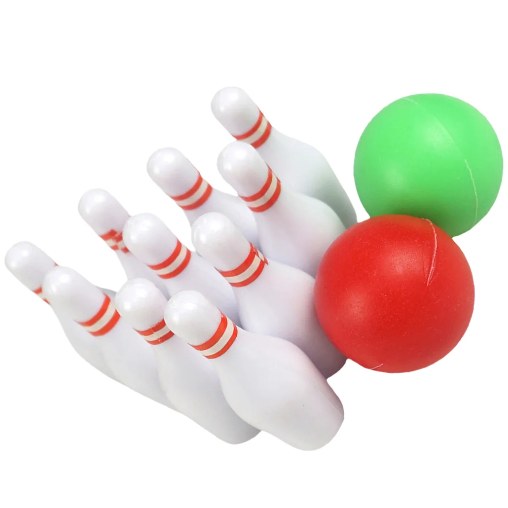 

House Miniature Model Bowling Toy Simulation Sports Goods Desktop Tabletop Games Decoration Small