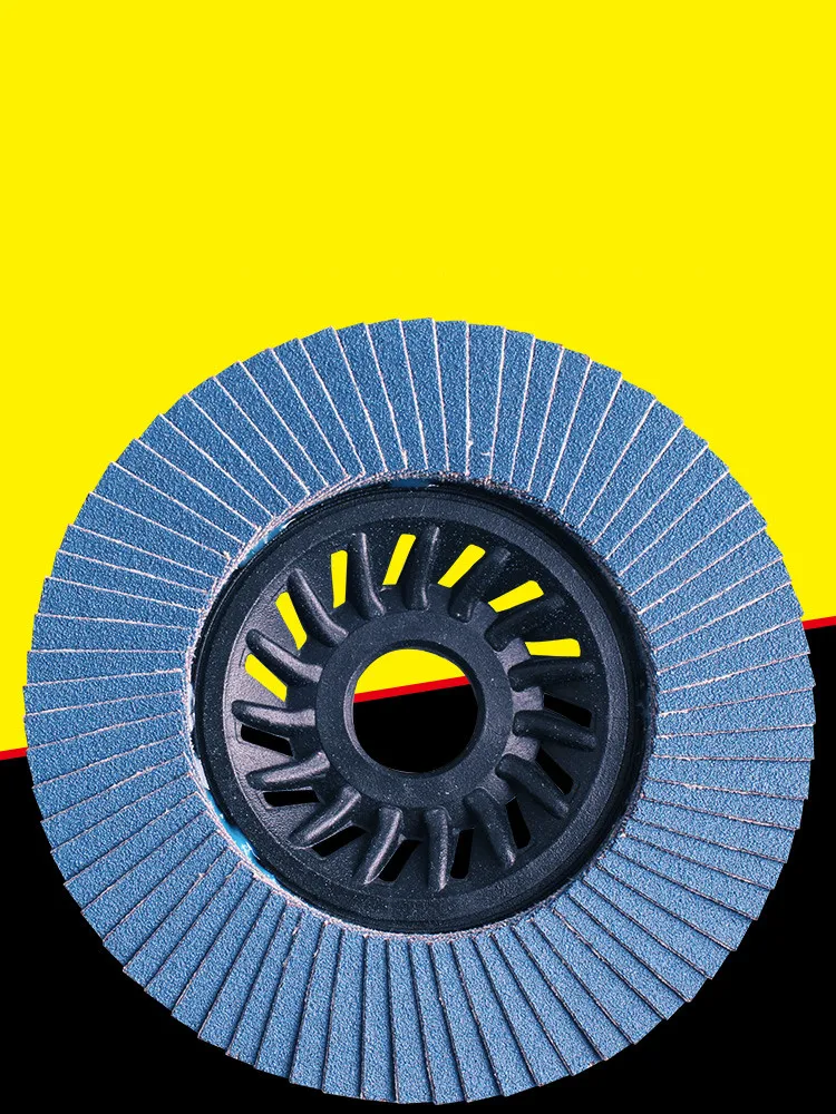 Flap disc polishing pad metal polishing 100 thickened Louvre blade polishing wheel