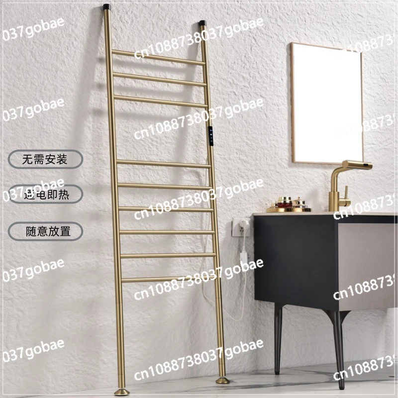 

Электрическая вешалка для полотенец от пола до потолка, без перфорации в бытовой ванной комнате, интеллектуальная сушилка, сенсорное управление