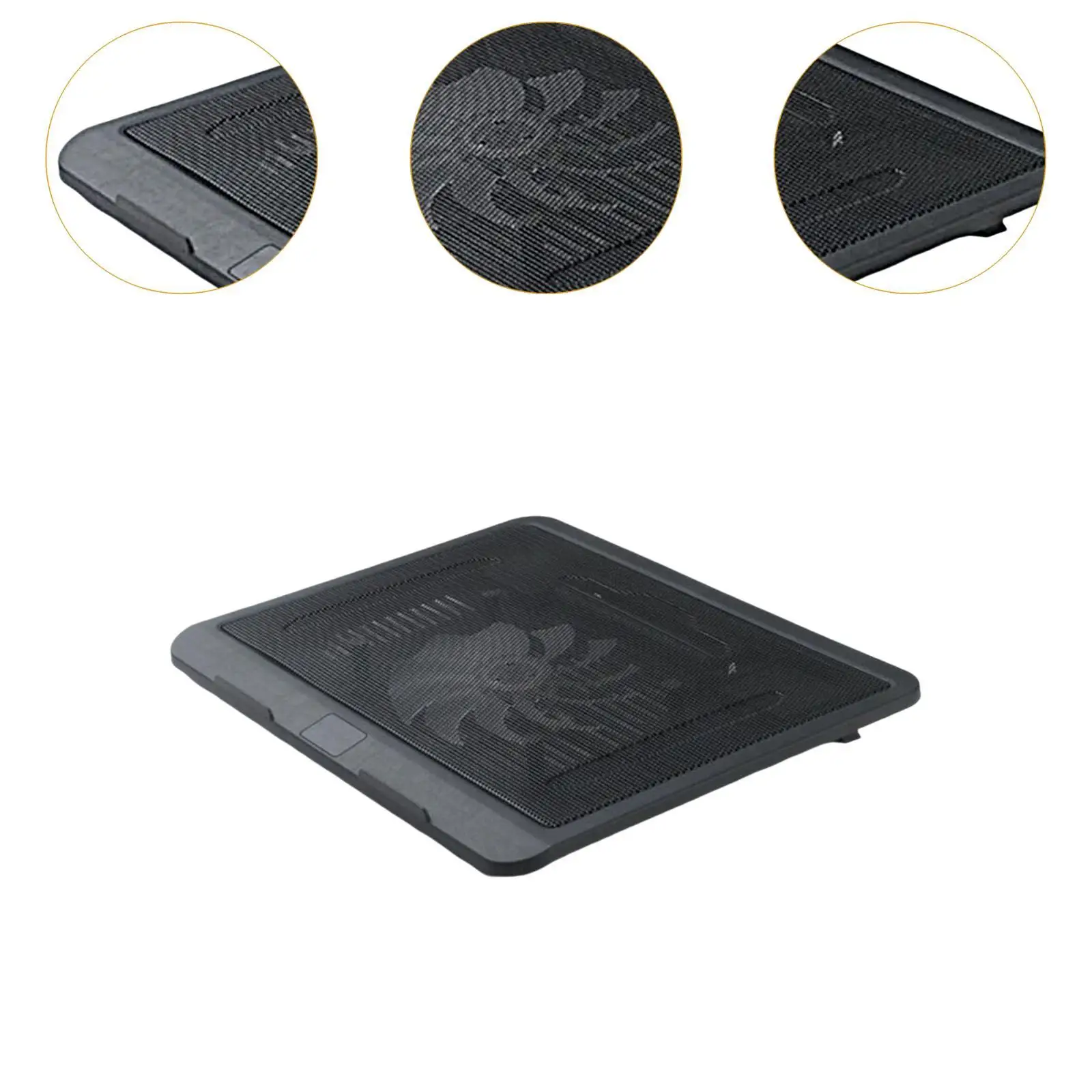Laptop Cooling Pad Stable with1 Large Fan Holder Lightweight Heat Reduction Stand Notebook Cooler Pad Notebook Cooling Stand