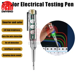 Penna Tester di tensione a tre lampade cicalino incorporato matita per Test di induzione senza contatto voltmetro rilevatore di potenza indicatore cacciavite