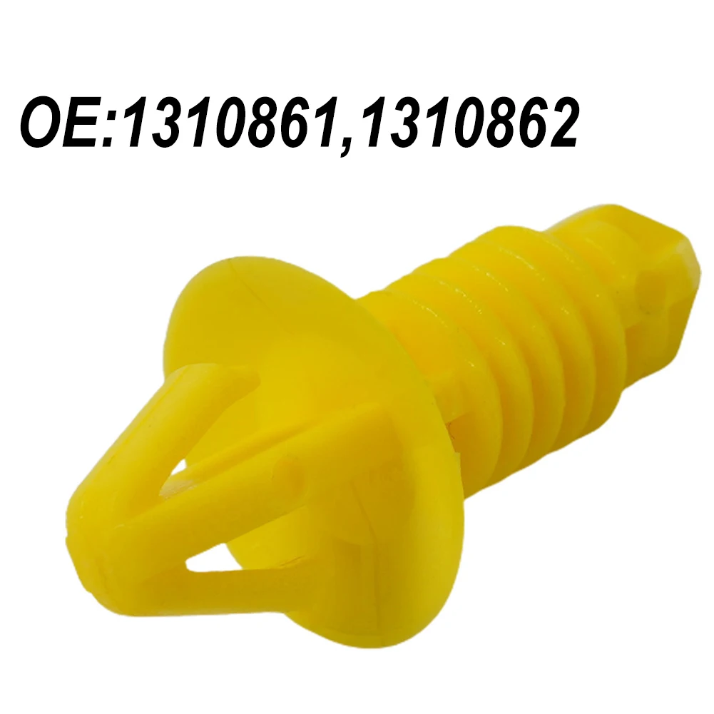 

Fastener Clip W710210-S300 Plastic Replacement Yellow 1 Pc Accessories Dash Insulator Front Parts Office Outdoor