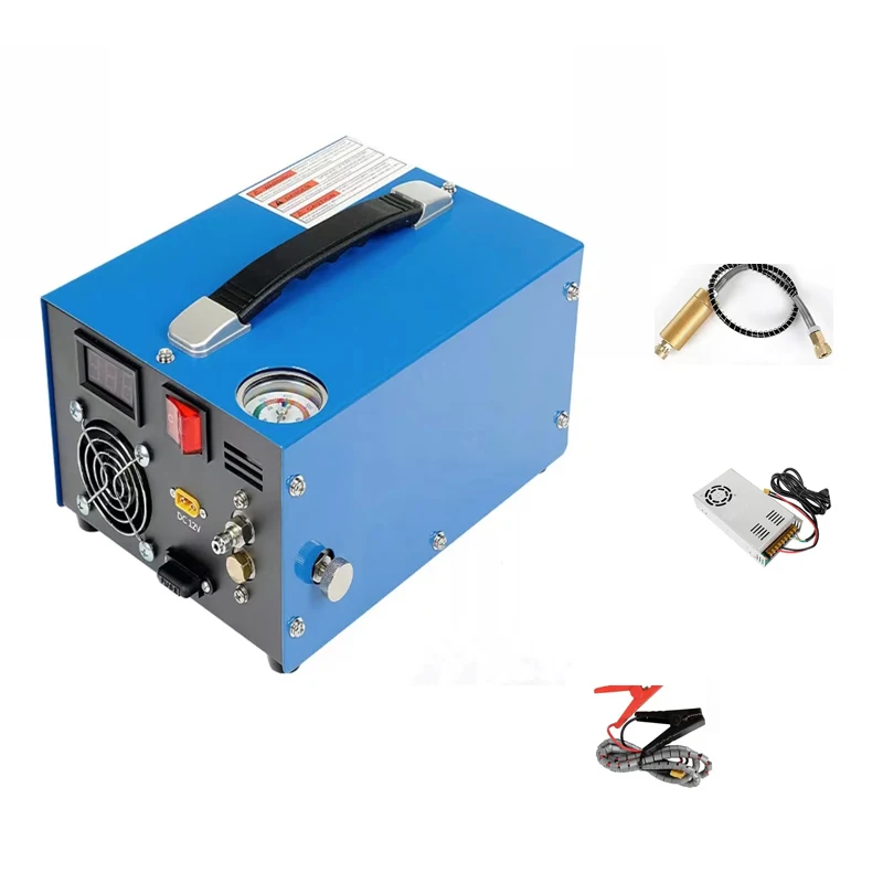 PCP Pump 220V12V High Pressure Pump Compressor Automatically Closes 4500psi Air Gun Pressure Pump