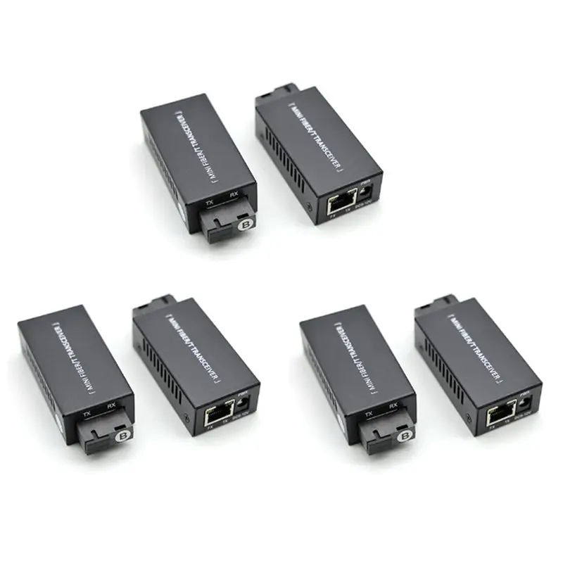 

Изысканный медиаконвертер Exquisite-3 Pair Gigabit 100/1000M A/B SC Ethernet для оптоволоконных коммутаторов, оптический трансивер RJ45, 20 км, для оптоволоконных коммутаторов