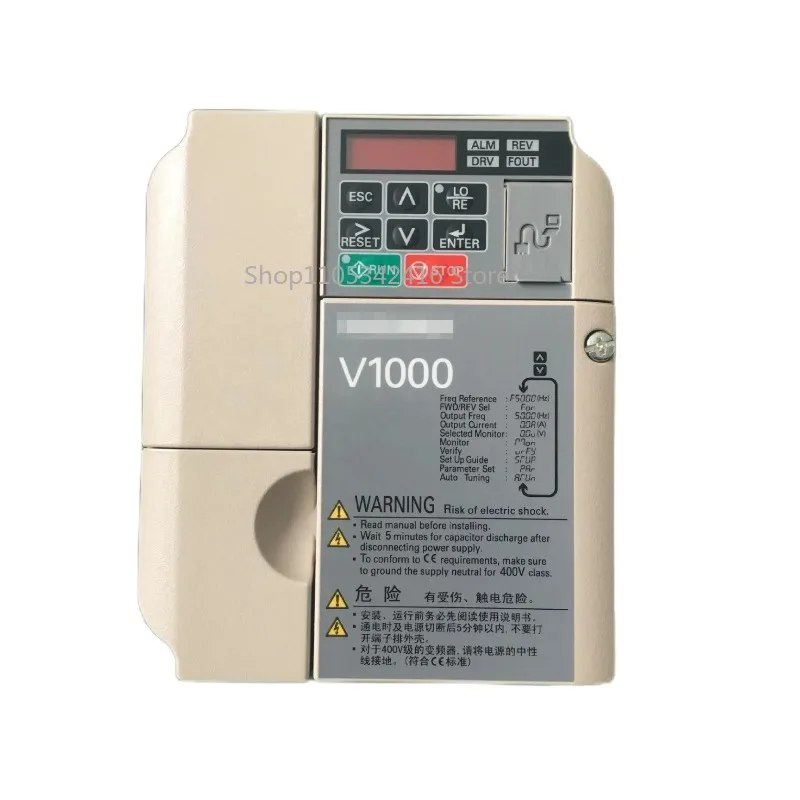 Фото Новый частотный преобразователь Yaskawa 3 кВт CIMR-VB4A0007BAA V1000, 2.2 кВт 220 В для управления частотой промышленных двигателей