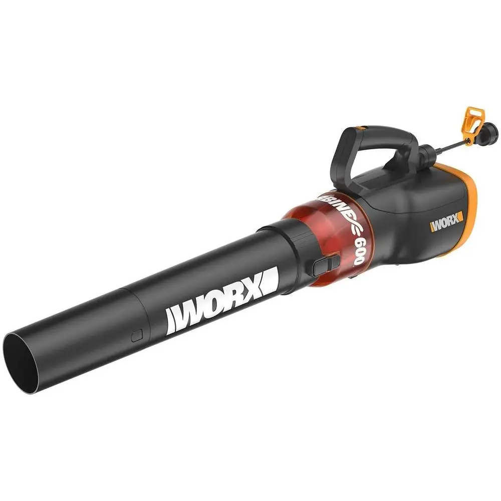 

12 Amp Electric Leaf Blower with 600 CFM and 2-Speed Control, Corded