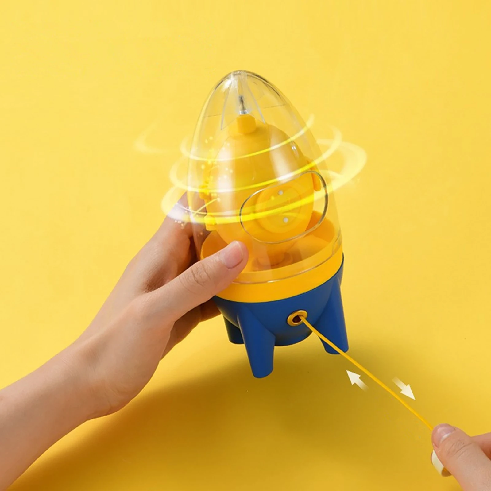 1Pc Rocket Manual Golden Egg Puller Scrambler Household Egg White Yolk Mixer Albumen Blender Without Breaking Eggs Kitchen Tools