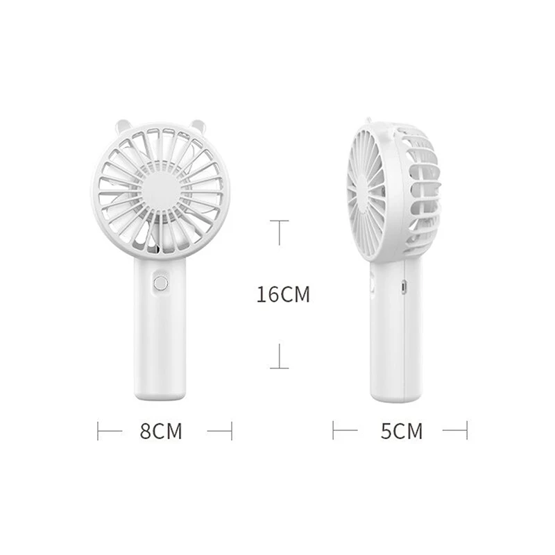 Ventola portatile portatile piccola ventola di raffreddamento USB ricaricabile dispositivo di raffreddamento muto ventola portatile Mini ventola tascabile ricaricabile USB