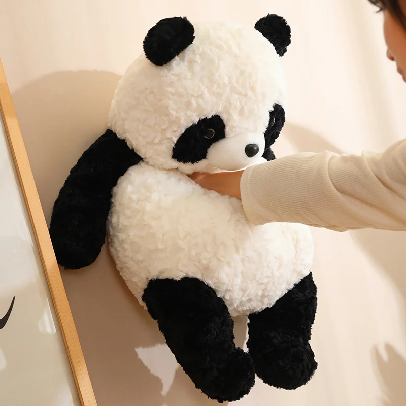 25-70cm Cute Big Panda Doll Plush Toy Animals Throw Pillow Kids Birthday Christmas Gifts Cartoon Toys Big Pillow On The Bed