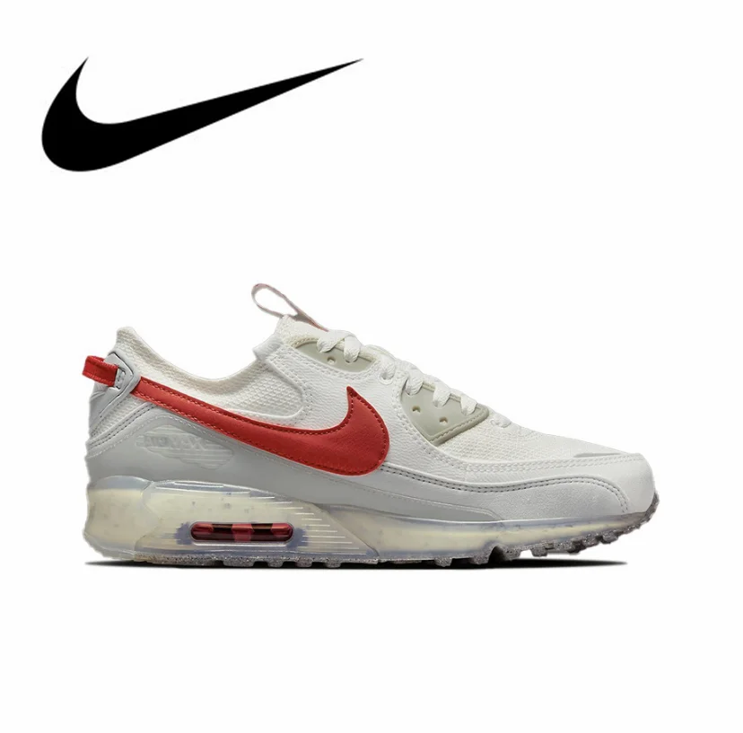 Nike Air Max 90 Terrascape Gym Red Vintage Running Shoes for Men and Women DQ3987-100