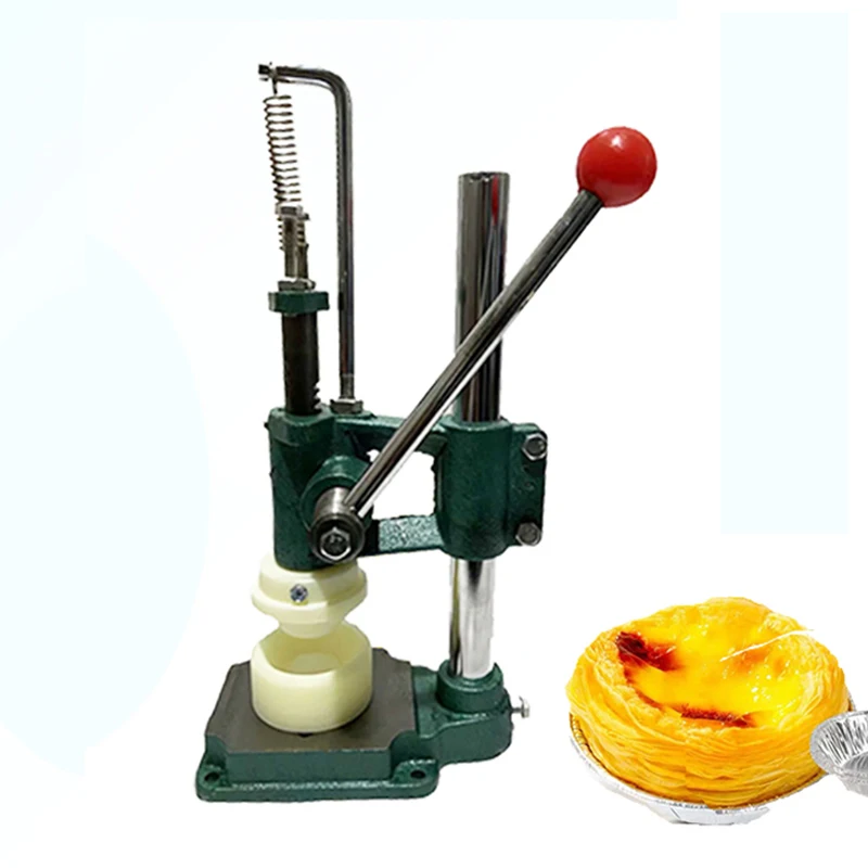 Manual Egg Tart Making Machine Commercial Tart Skin Presser Forming Machine Cheese Tartlet Shell Molding Presser