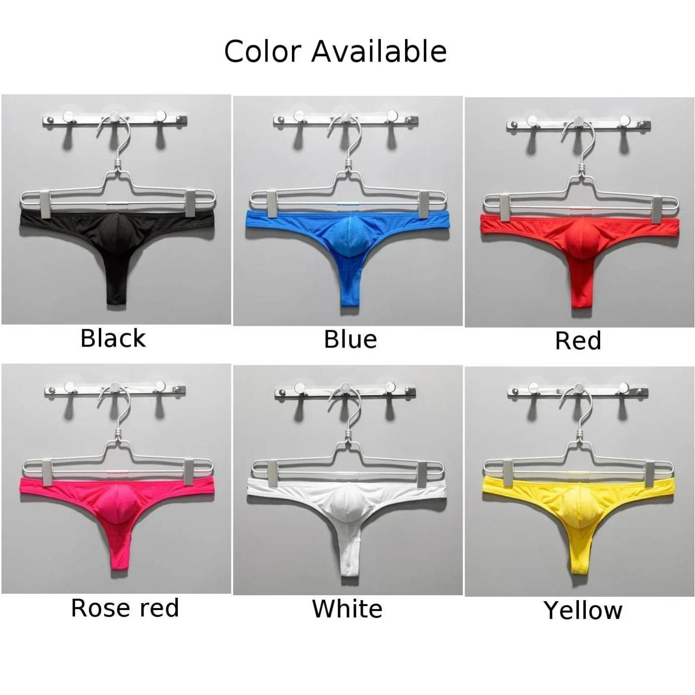 Mens Scrotum Bulge Pouch Jockstrap Briefs G String T-Back Panties Breathable Thong Gay Male Underwear U Convex Scrotum Pouch